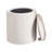 BEREA 40cm Wide Round Solid Colour Pouffe Ottoman with Storage