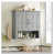 Gray-Wall Storage-two doors