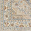 Tapis oriental bleu / taupe lavable à la machine Benbow-70926808