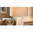 Geometric Alabaster Stone Table Lamp for Living Room Use - Modern Glam Small Accent Table Lamp for Bedroom, Bedside or Desk Lighting - 26", White & Gold