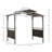 5.2 Ft. W x 8.4 Ft. D x 8 Ft. H Aluminum Grill Gazebo