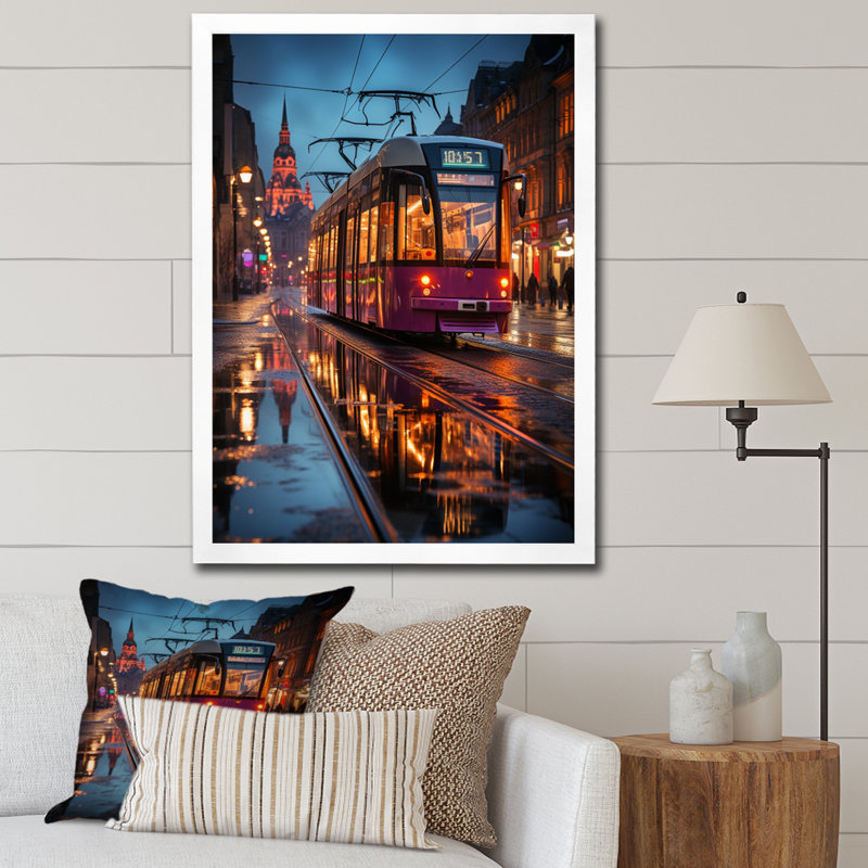 Copenhague, beau paysage urbain Spot I, Impression blanche sur toile encadrée, H 20 po x l 12 po x P 1 po