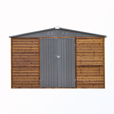 Outdoor Storage Shed With Lockable Door And Window