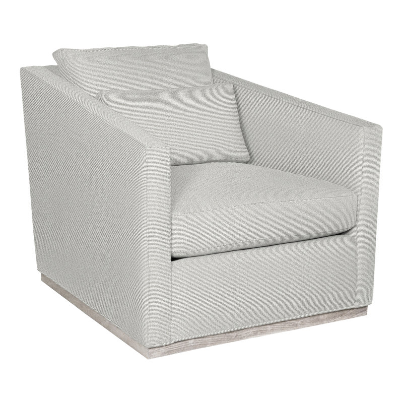 Donovan By Michael Weiss Armchair, Callaloo Cotton, Dove Gray