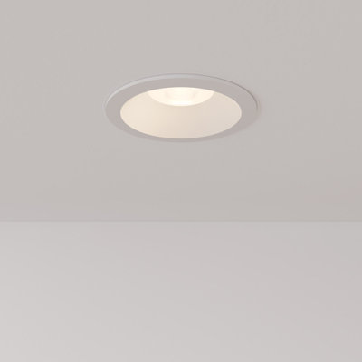 Vidalite Inspira 2In LED Recessed Ceiling Light, Round Canless Downlight Kit With Selectable 5CCT Colour Temperature & Full Range Dimmer, 700LM Brightness, 9W, ETL, IC & IP44 Wet Rated