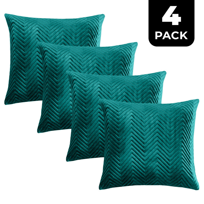 Square Scatter Cushion Cushion Cover, Emerald