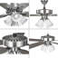 Hutchcraft 52'' Ceiling Fan with Light Kit-106553218