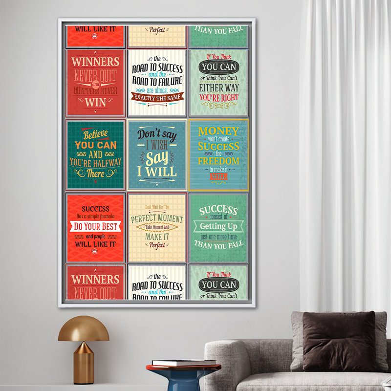 Print on Canvas, 90 cm H x 60 cm W, White, Framed Print without Mat