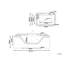 Hottinger 171mm x 120mm Alcove/Tile In Acrylic Bathtub with Faucet