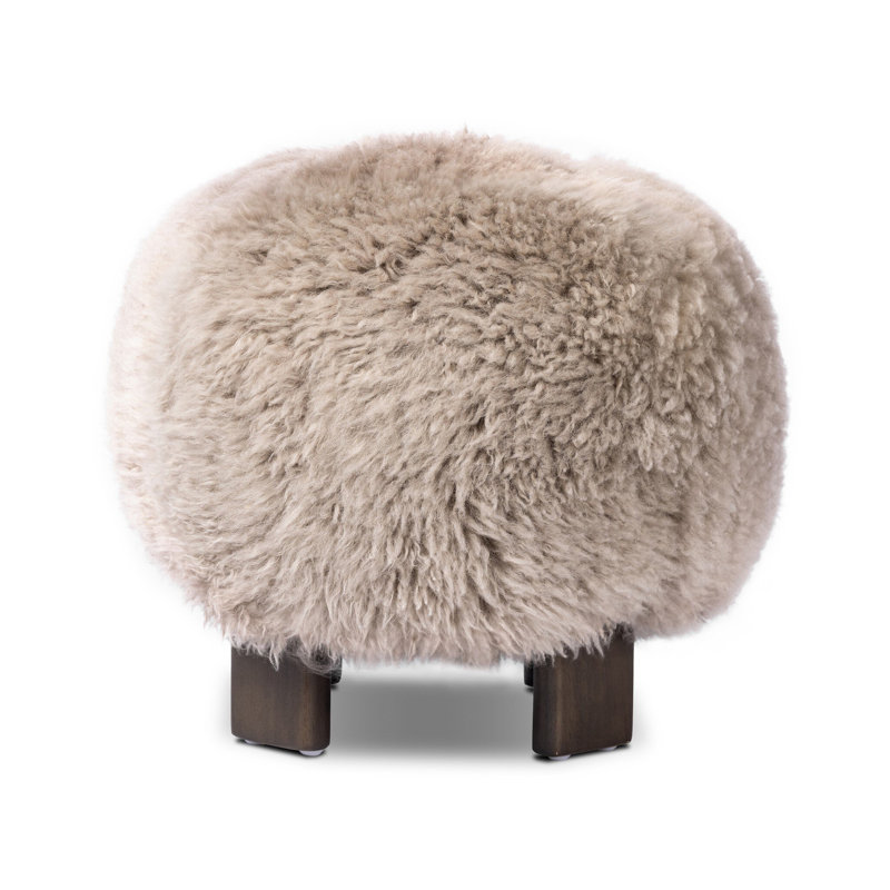 Repose-pieds standard rond 19,5 po Genna, Boucle de cendres Somerton