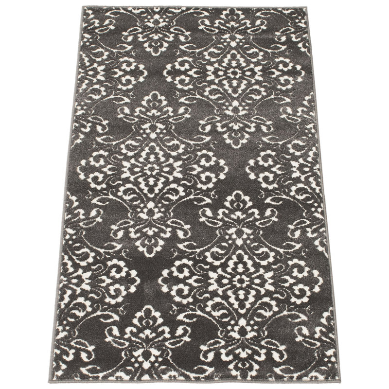 Rosalba Damask Indoor Rug, Rectangle 2'8" x 4'11"