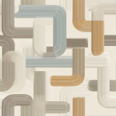 Papier peint Mid-Century