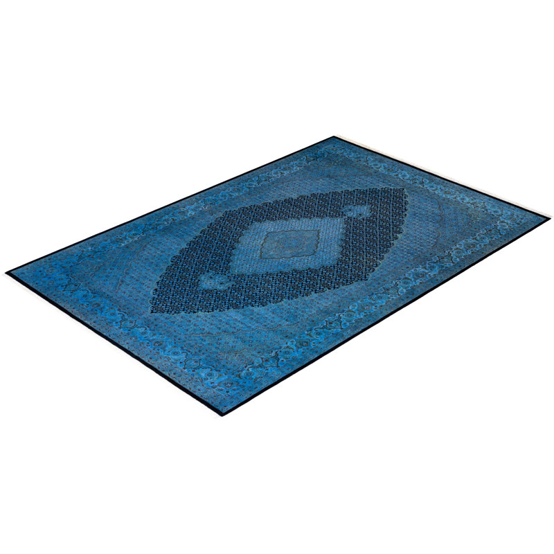 Fine Vibrance One-of-a-Kind 6' 8" x 9' 10" Hand Knotted Area Rug