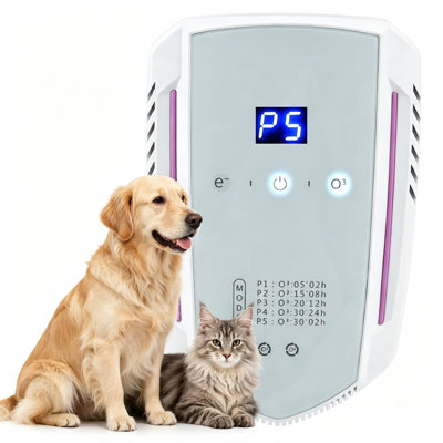 Negative Ion Air Purifier for Home Portable Smell Eliminator Remove Cat Urine & Feces Odor