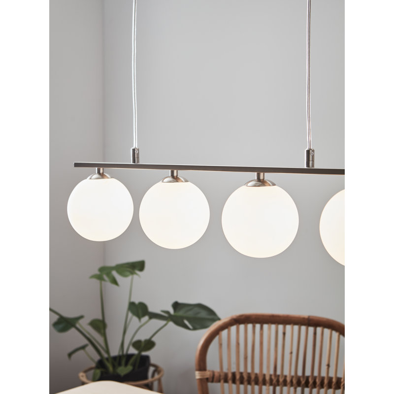 4 - Light Kitchen Island Pendant, Steel