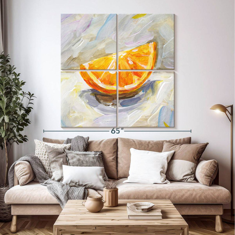 Yarlin abstrait orange