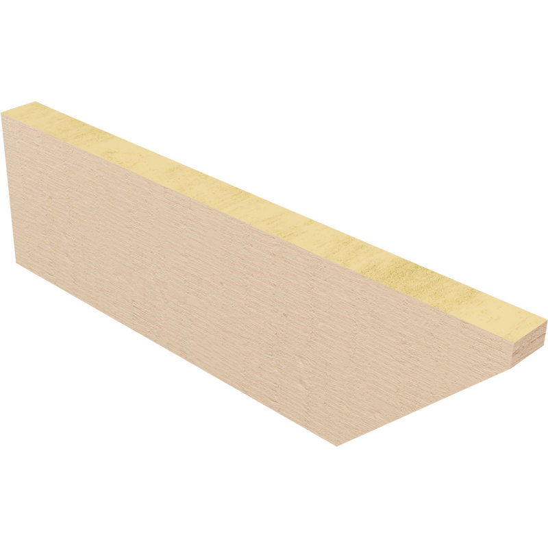 Queue de chevron Concord Woodgrain TimberThane, brun clair apprêté, H 8 po x l 28 po x P 2 po