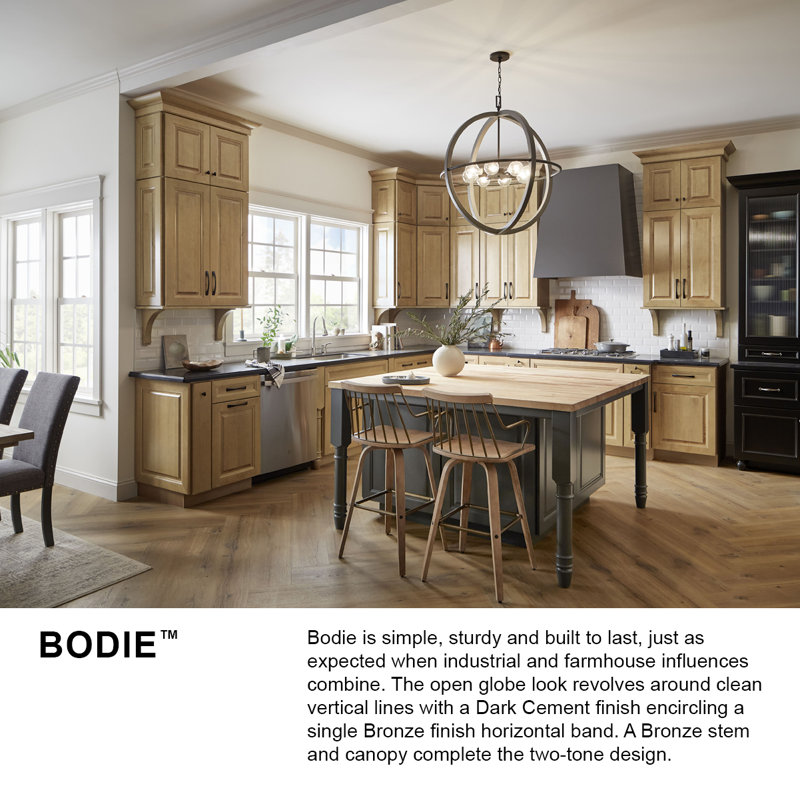 Bodie 4 - Light Unique Globe Chandelier