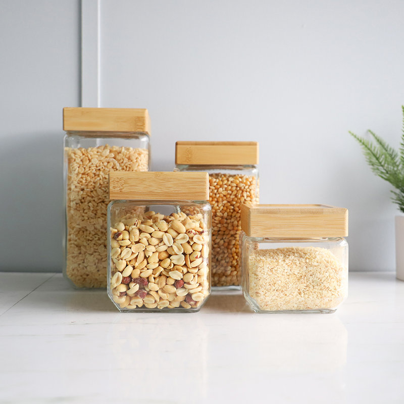 Glass Canister - Set of 4