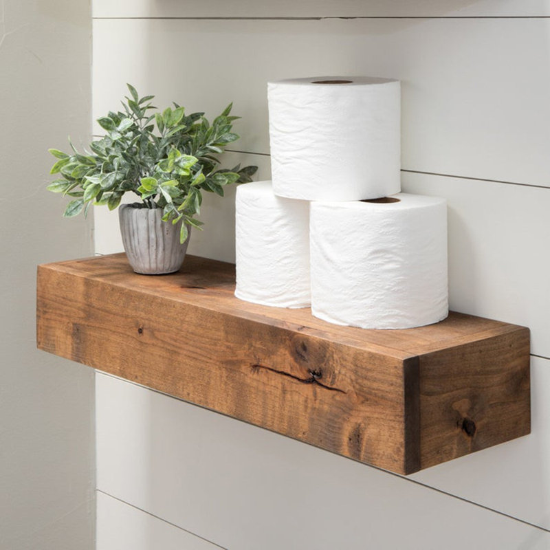 Tablette flottante en bois d'épinette Winnie