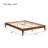 Eco-Friendly Bamboo Platform Bed with Natural Texture and Easy Assembly-877292965-897727385