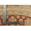 Tapis beige nouvel âge en laine 5 pi 1 po x 5 pi 3 po Moure