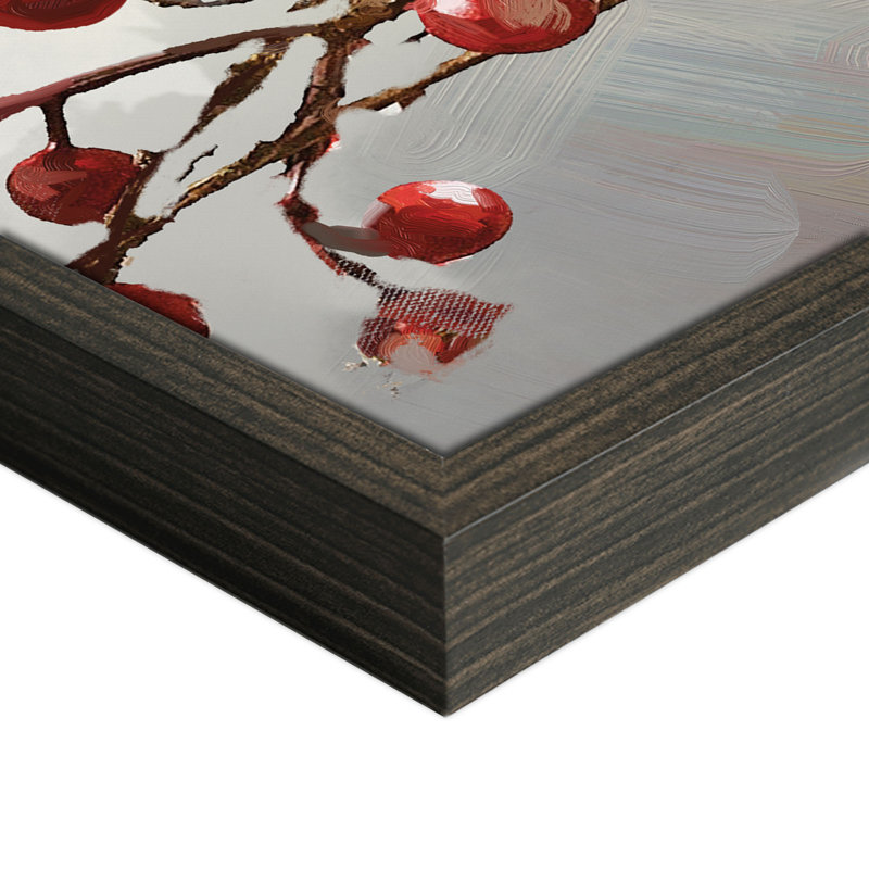 Winterberries by Studio Arts Canvas Wall Art Print, 29" H x 55" W x 1.5" D