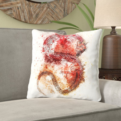 Leonor Outdoor Reversible Throw Pillow