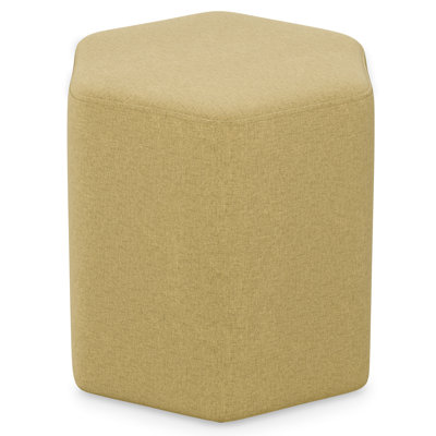 Repose-pieds hexagonal rembourré l 16 po Brock