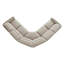 Canapé modulaire inclinable rembourré Bayne-109700672
