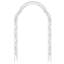 Arche de jardin en métal avec 8 styles, assemblage facile, treillis gothique pour plantes grimpantes-114493280