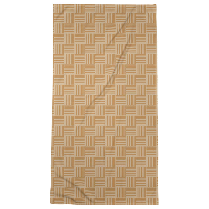 Jaya Bath Towel, Ochre Orange