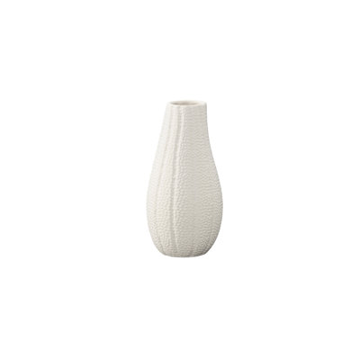 Vase en céramique blanc mat