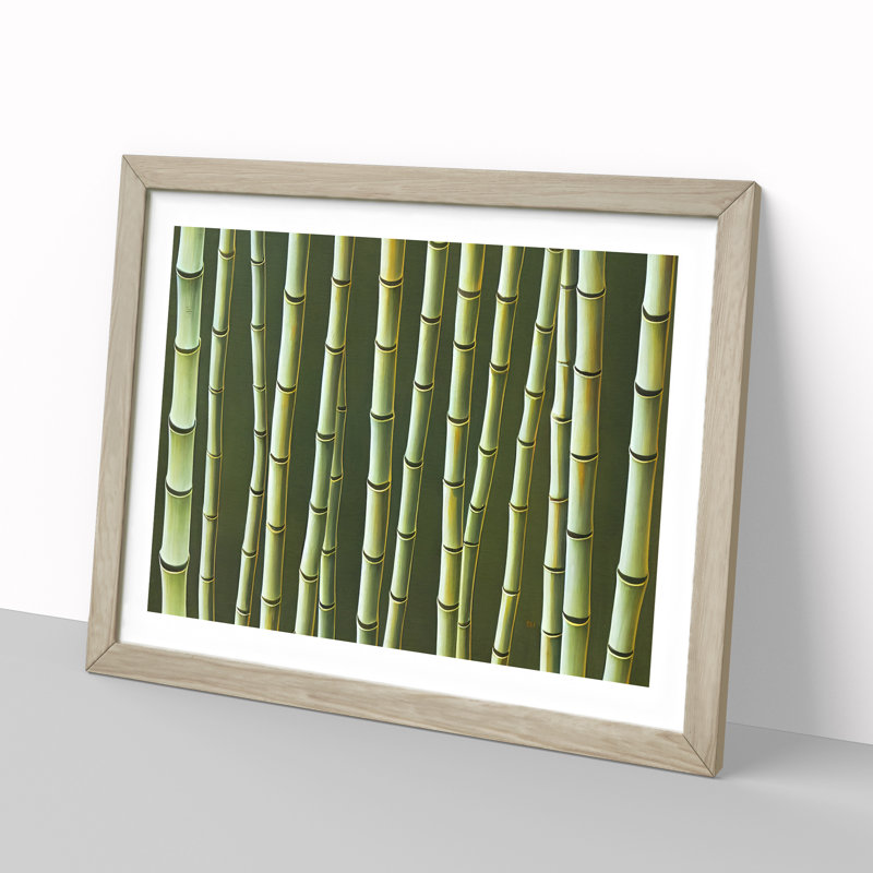 Ultimate Bamboo Forest - Framed Print, 46cm H x 64cm W x 2cm D, Oak Framed