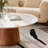 Yardley Round Coffee Table Wooden Pedestal Table-208765656