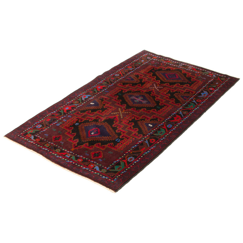 Tapis bourgogne Teimani 3 pi 9 po x 6 pi 6 po