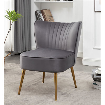Upholstered Slipper Chair