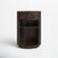 Aviel Drum End Table with Storage