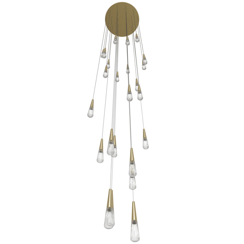 Avalon 25 - Light Pendant, Brushed Brass