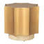 Table d'appoint Osam doré et beige