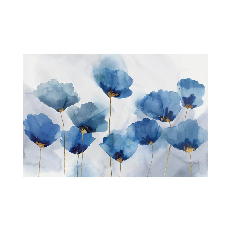 Azure Gathering by Isabelle Z - Painting on Canvas, 101.6 cm H x 66.04 cm W x 1.91 cm D, Wrapped Canvas
