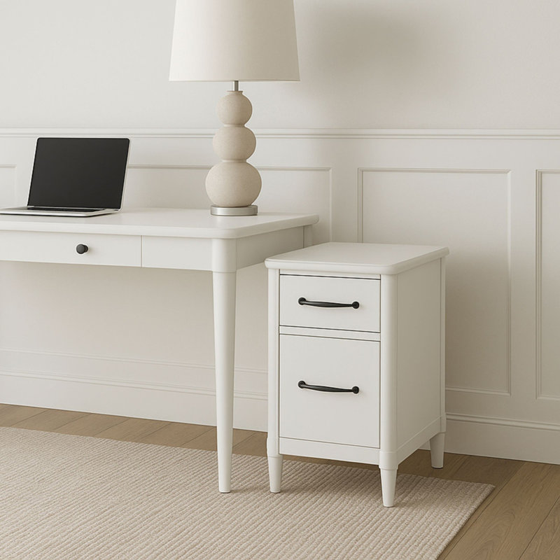 Classeur 2 tiroirs, Blanc