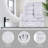 Ensemble de serviettes de bain 6 pièces en coton à motif géométrique doux et très absorbant-1308561442