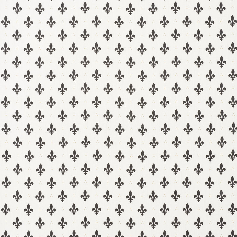 Tissu fleur de lys, Anthracite