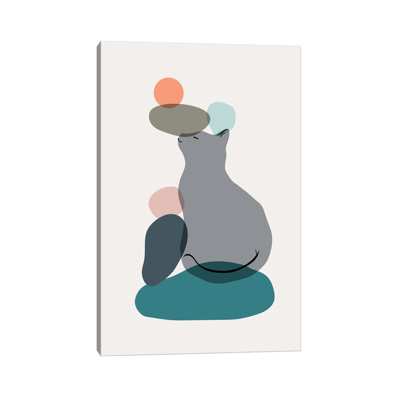 «Cat Landscape LIX» par Lim Heng Swee, impression sur toile tendue, H 12 po x l 8 po x P 0,75 po