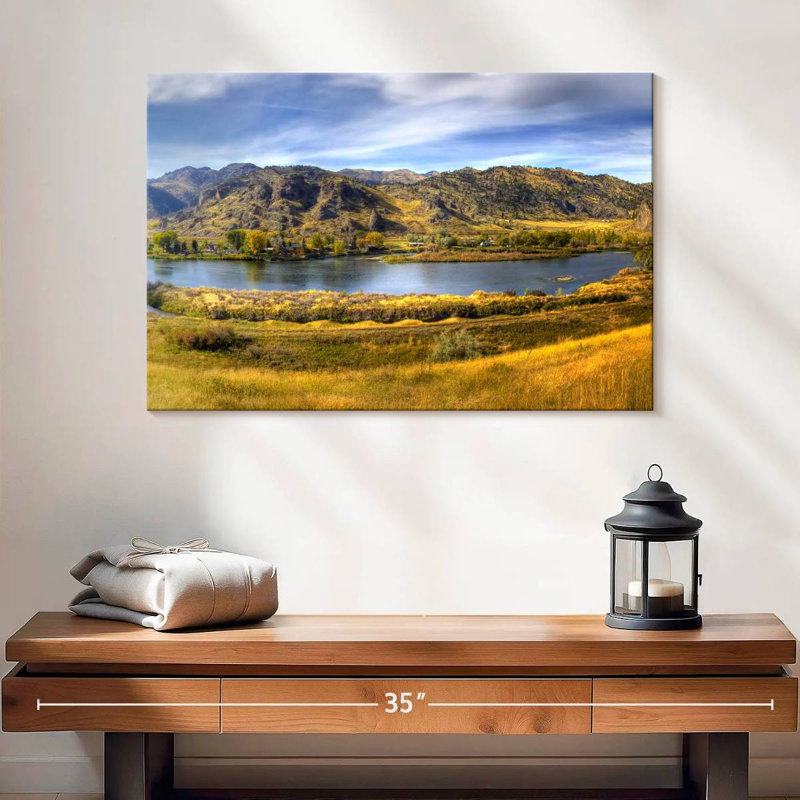 Alvord Missouri Riverscape, H 16 po x l 24 po