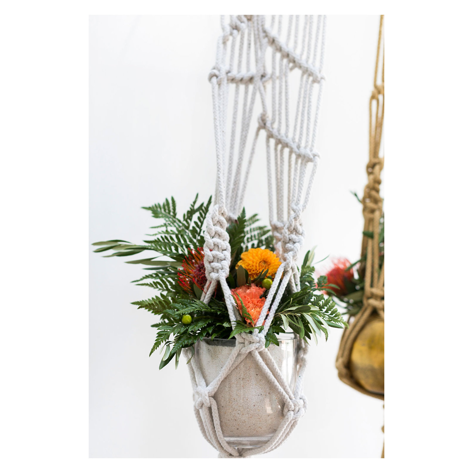 Josephine Handmade Glass Planter, 6.3" H x 6.3" W x 6.3" D