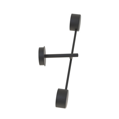Deshaan Powder Coated Steel Flush Mounted Sconce
