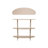 Curved Metal 3-Tier Shelf Blush