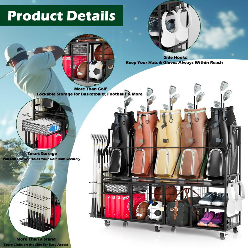 Ensemble de quatre golf